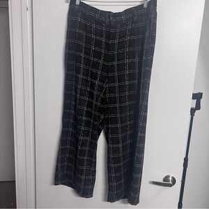 Torrid Black and White Checkered Pants